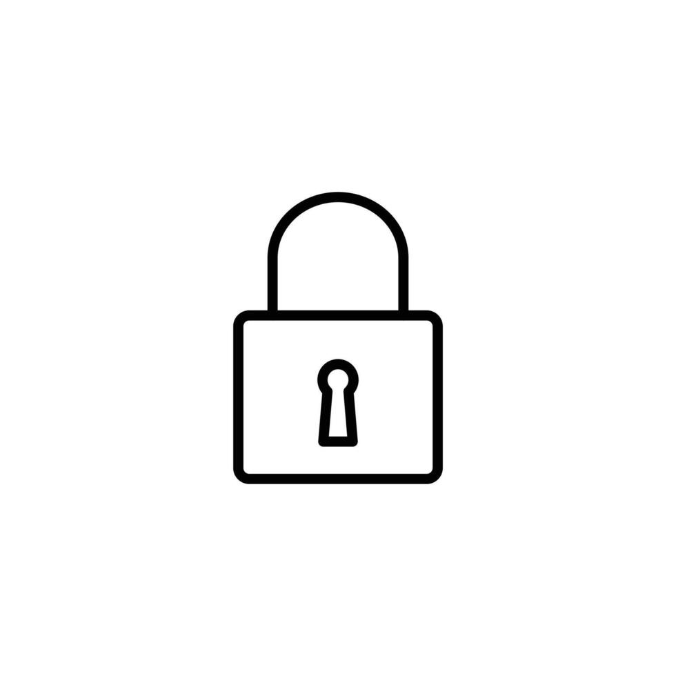 Lock icon set vector