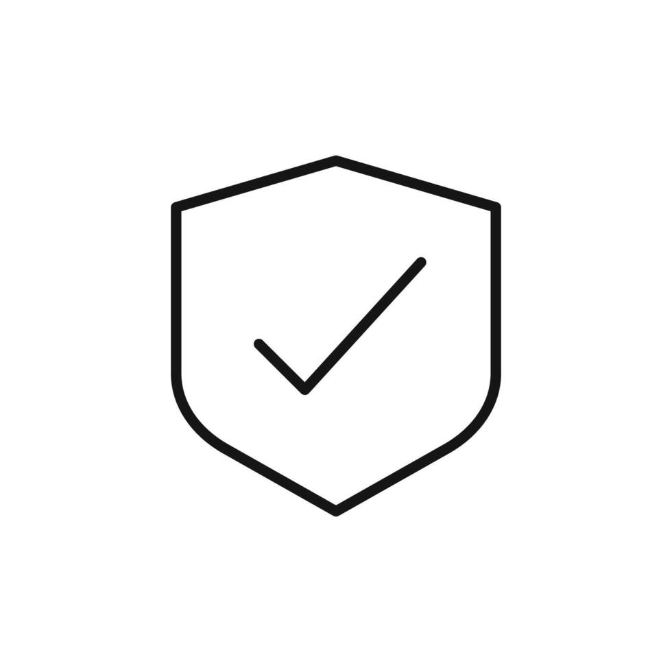 Verified Shield Icon Perfect for Security and Protection vector