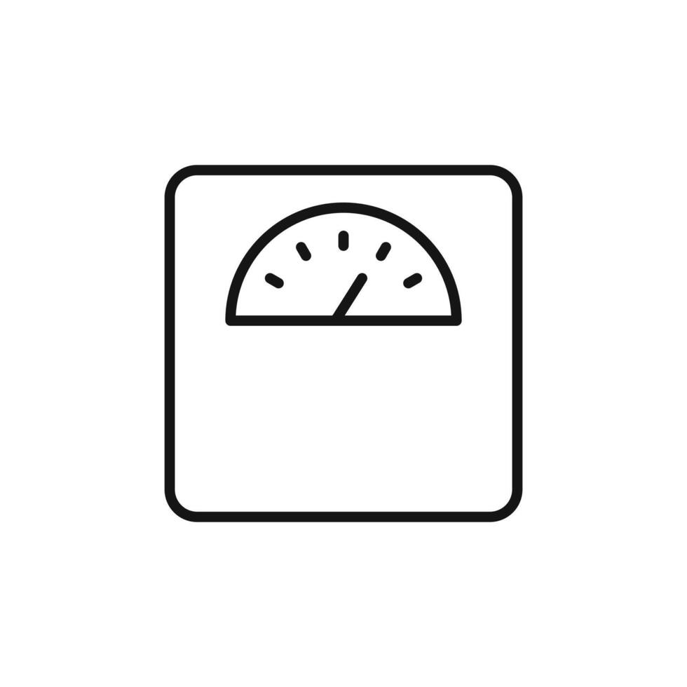 Precision Measurement Scale Icon for Tools vector