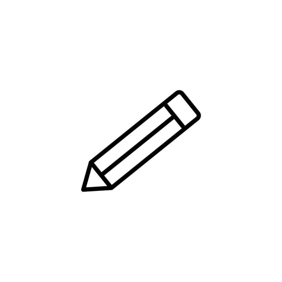 Pencil icon set vector