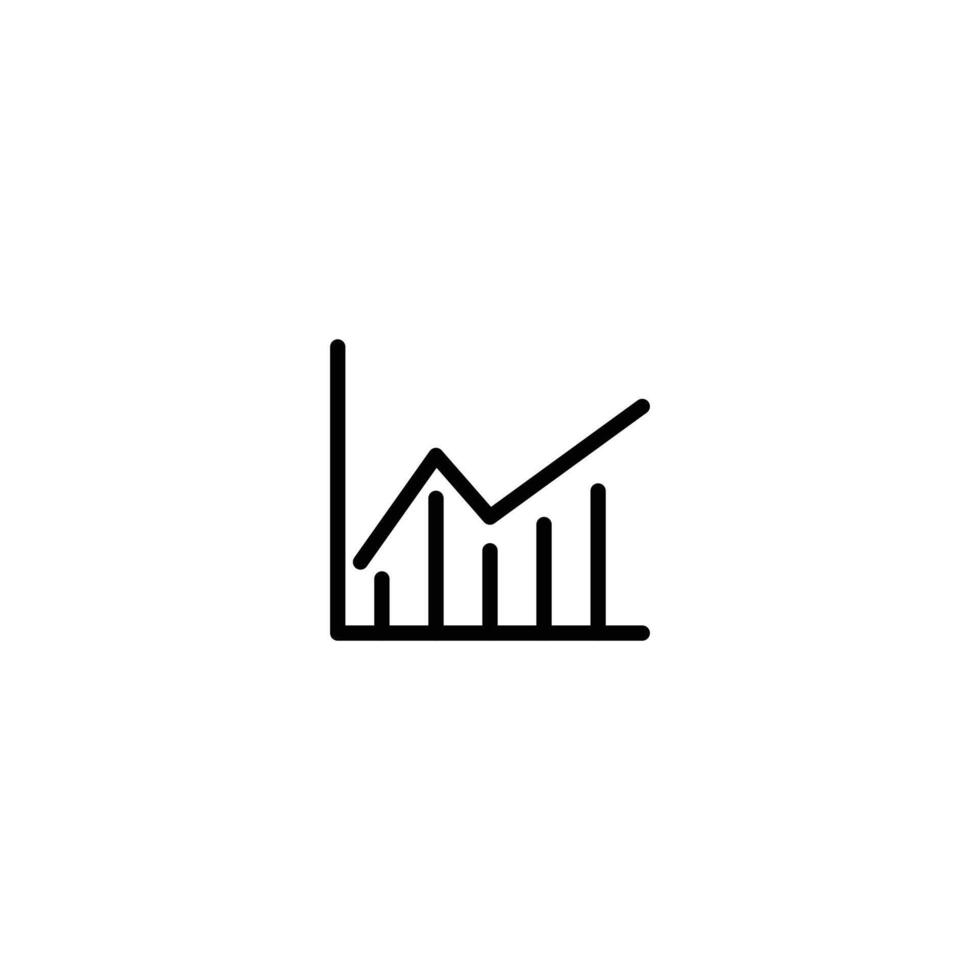 Stats icon set vector