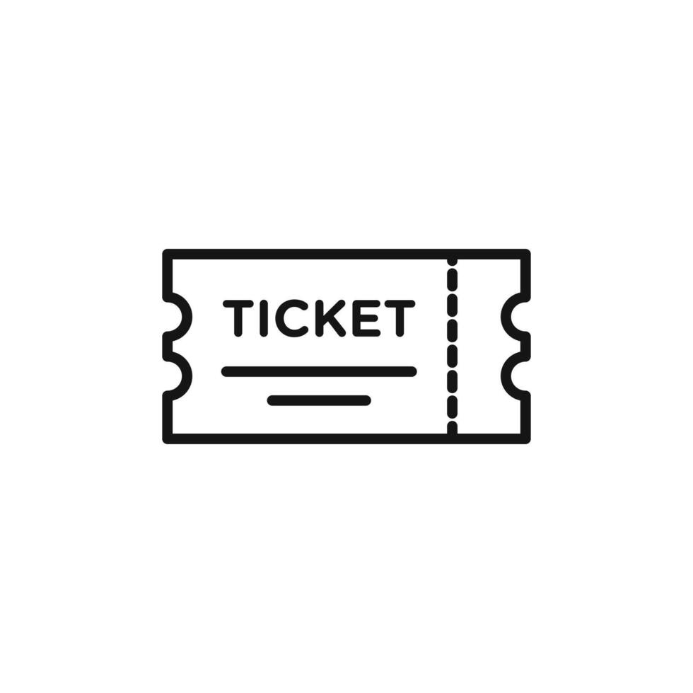Admission Ticket Icon Ideal for Events and Concerts vector