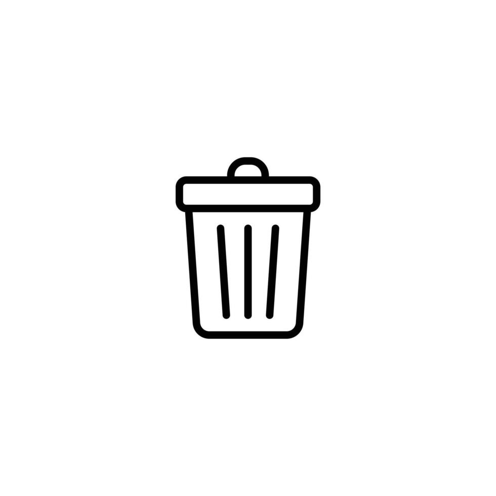 Waste Trash Icon Ideal for Recycling and Waste Management vector