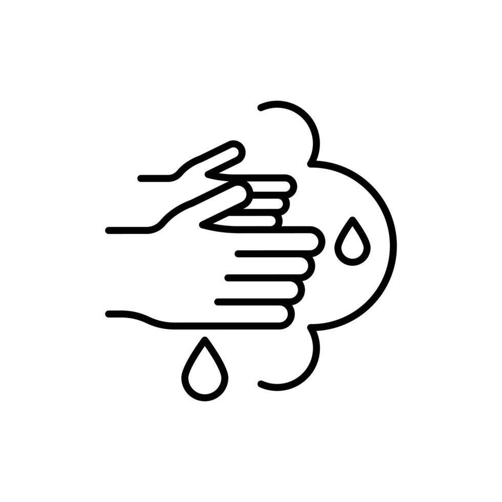 Handwashing Icon Perfect for Hygiene and Public Health Campaigns vector