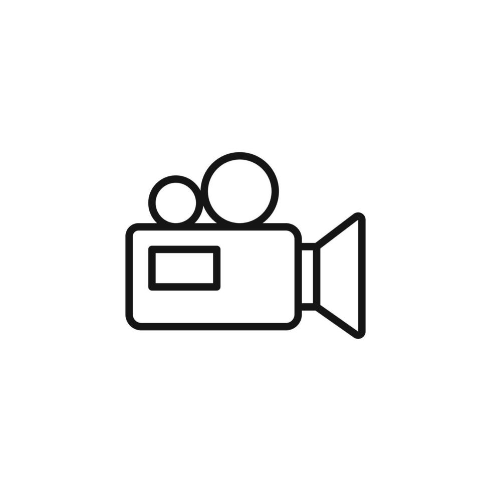 Recording Camera Icon Perfect for Filmmaking vector
