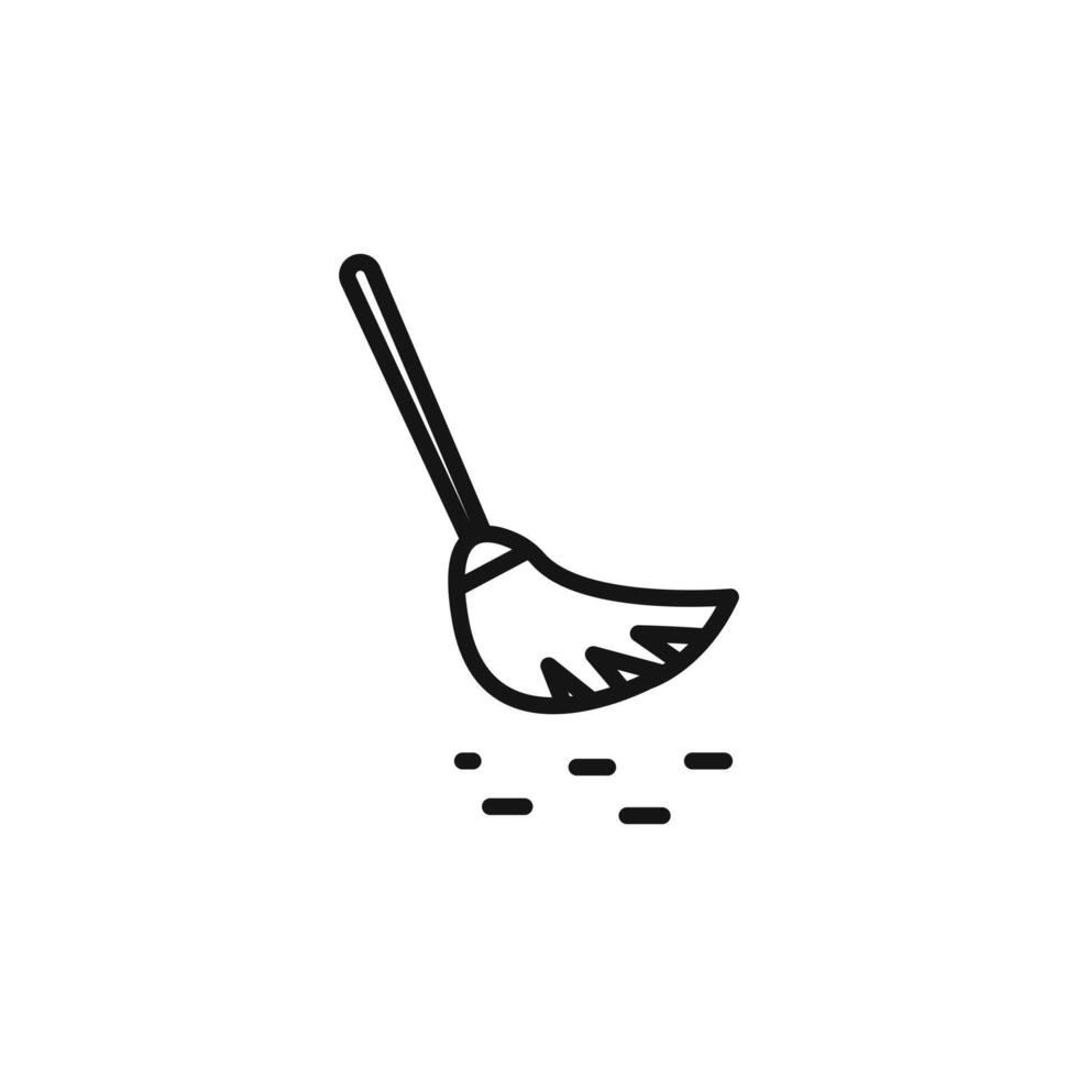 broom icon set vector