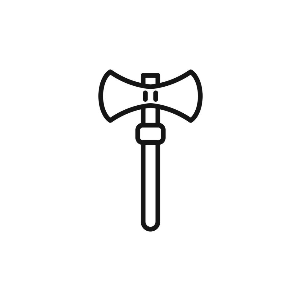 ax tool icon logo sign outline vector