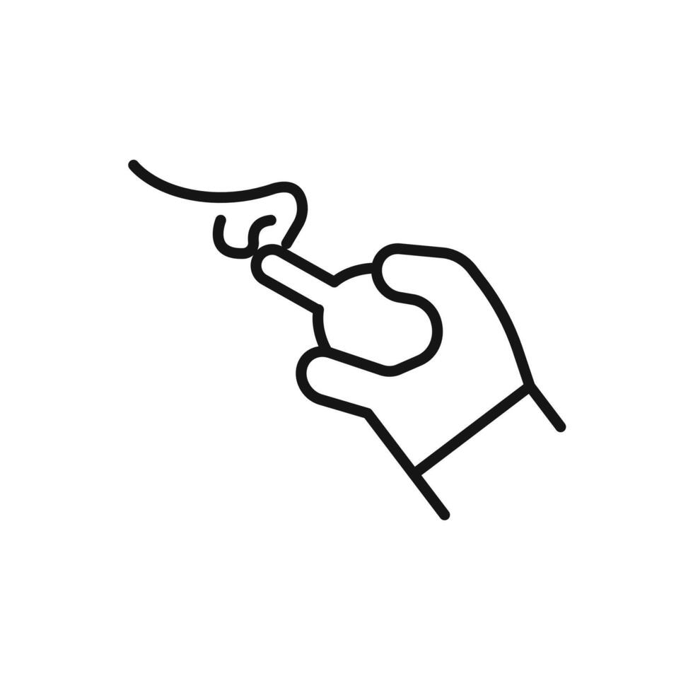 baby nasal aspirator icon logo sign outline vector