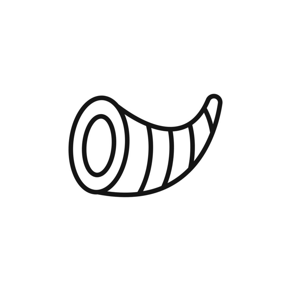 cornucopia icon logo sign outline vector