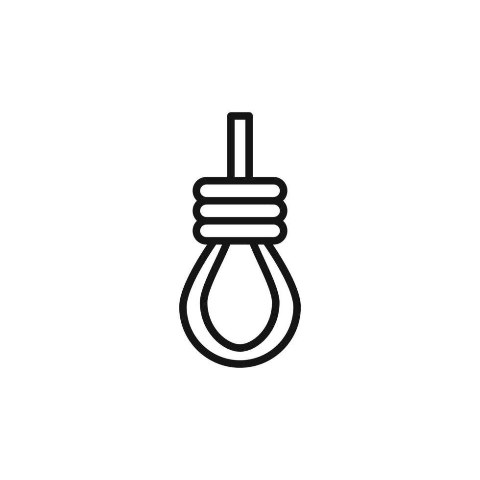 gallows icon logo sign outline vector