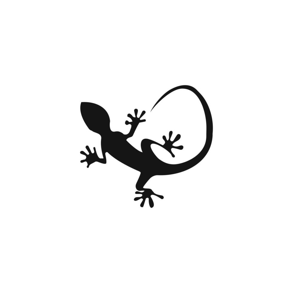 Lizard icon logo sign outline vector
