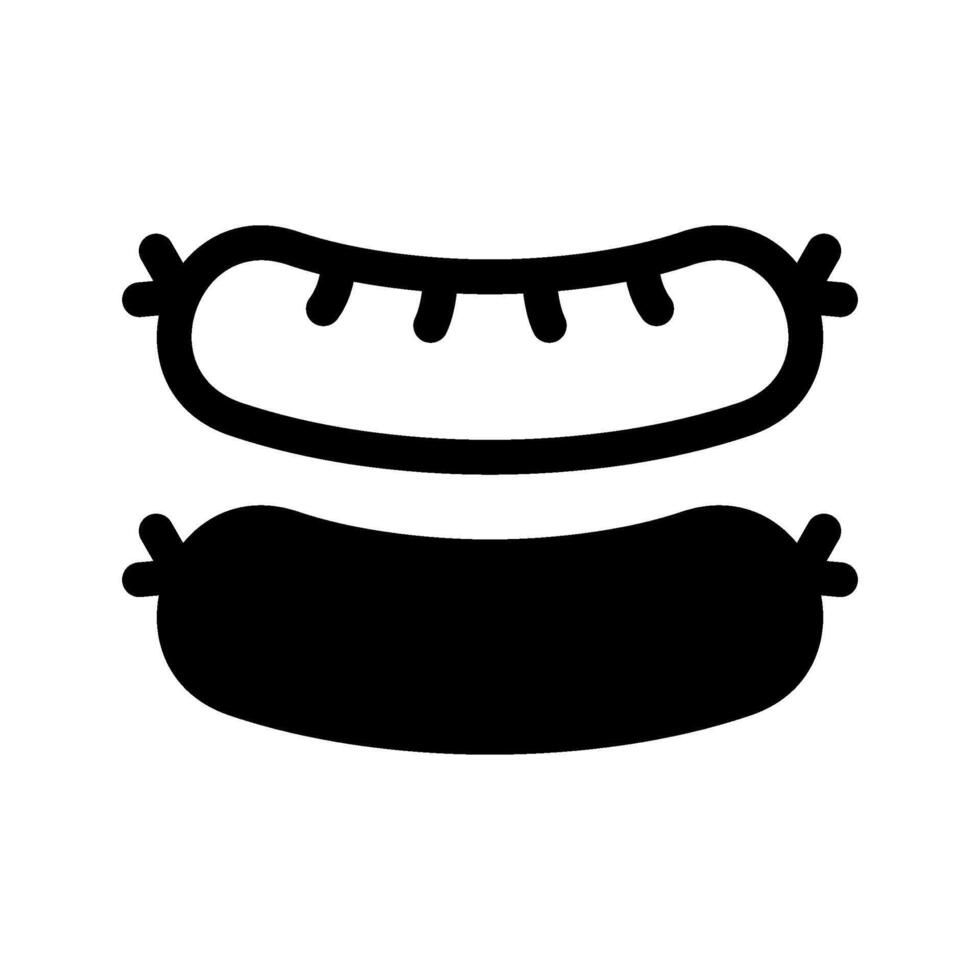 Sausages Icon Symbol Design Illustration vector