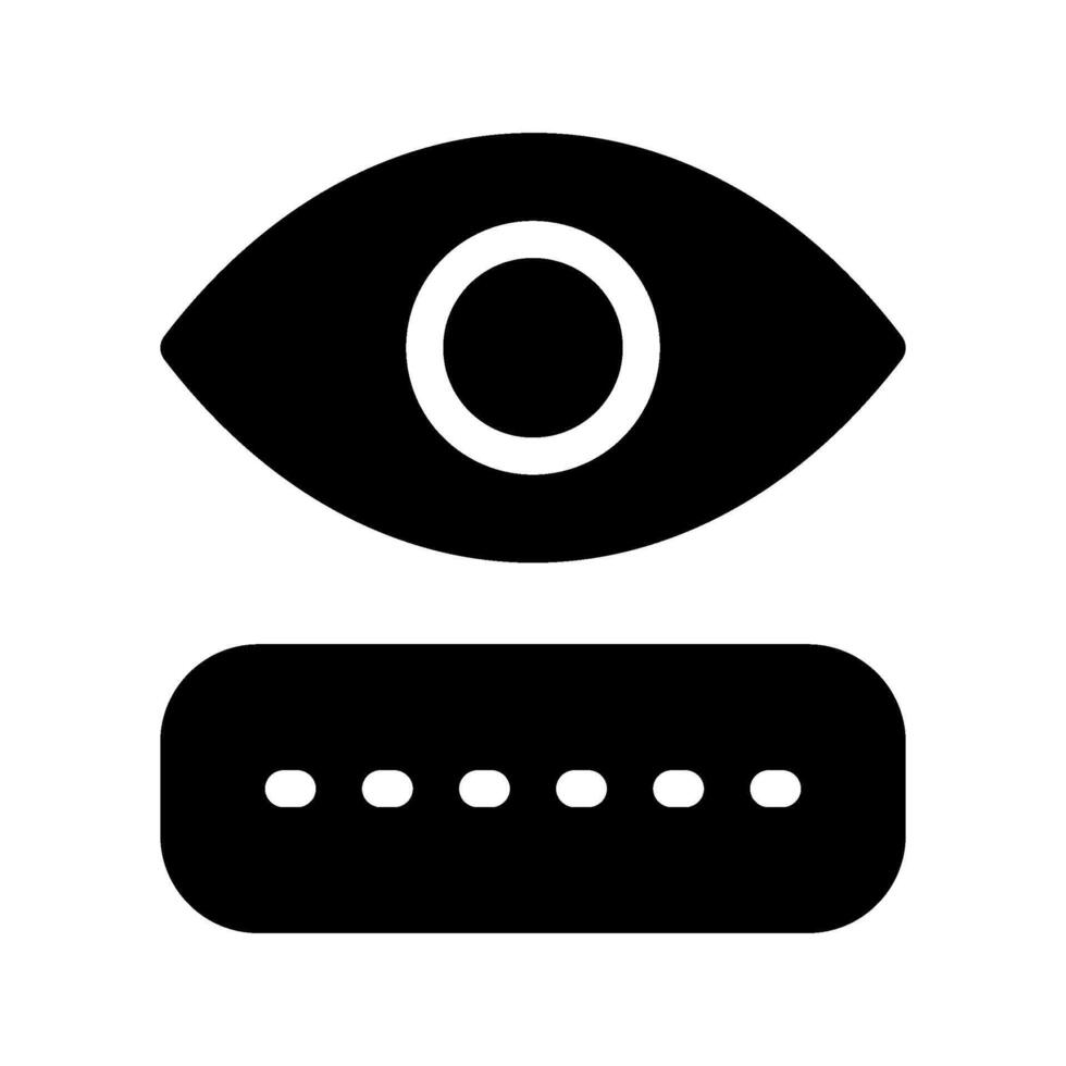 Show Password Icon Symbol Design Illustration vector