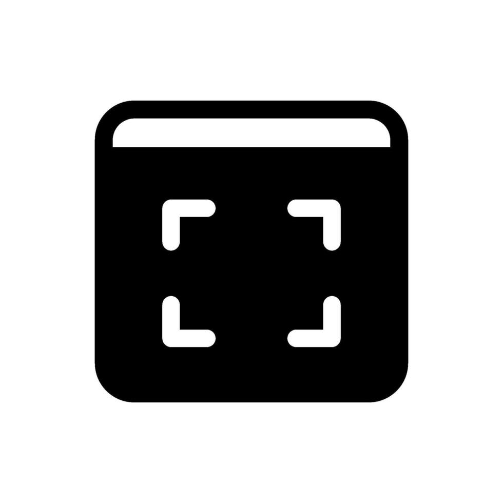 Screenshoot Icon Symbol Design Illustration vector