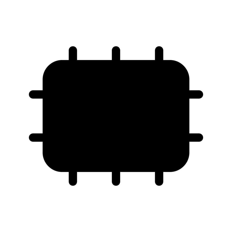 Cpu Icon Symbol Design Illustration vector