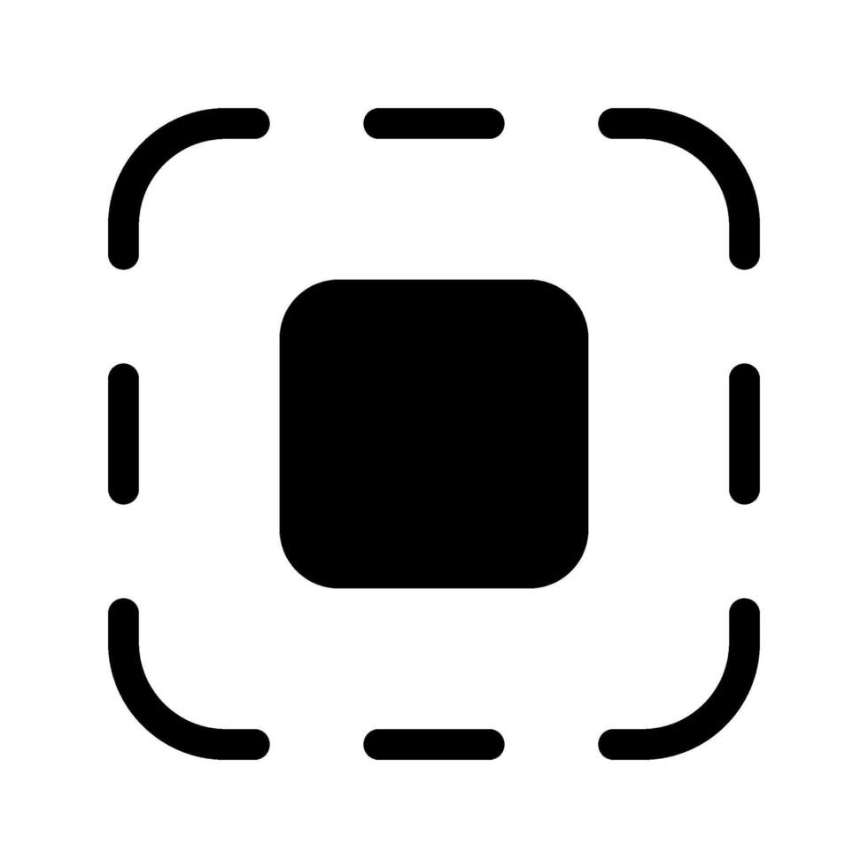 Selection Frame Icon Symbol Design Illustration vector