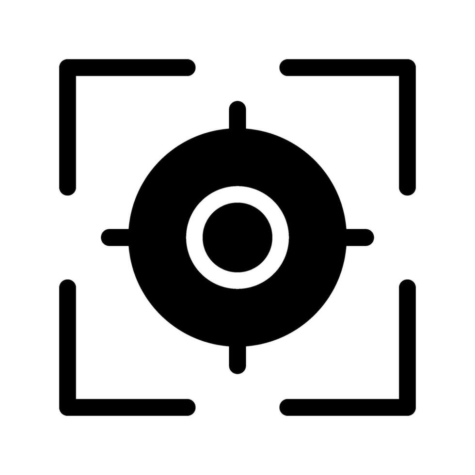 Focus Icon Symbol Design Illustration vector