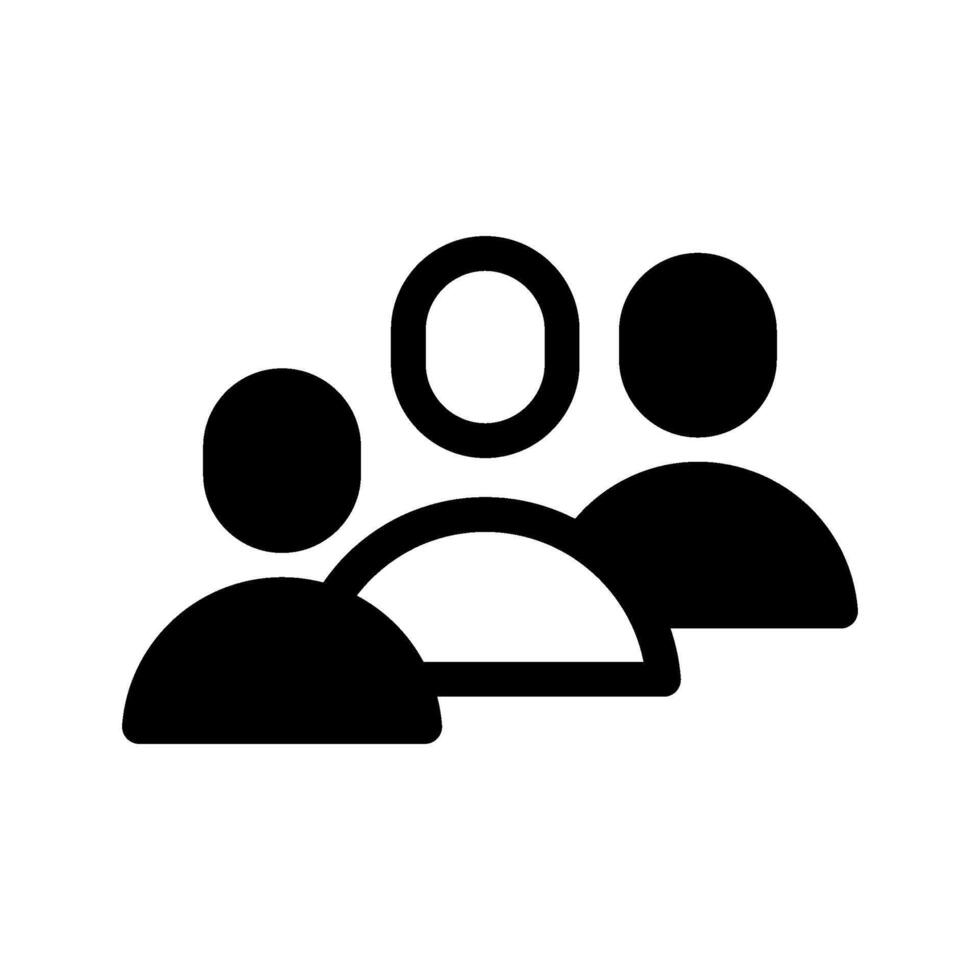 Users Icon Symbol Design Illustration vector