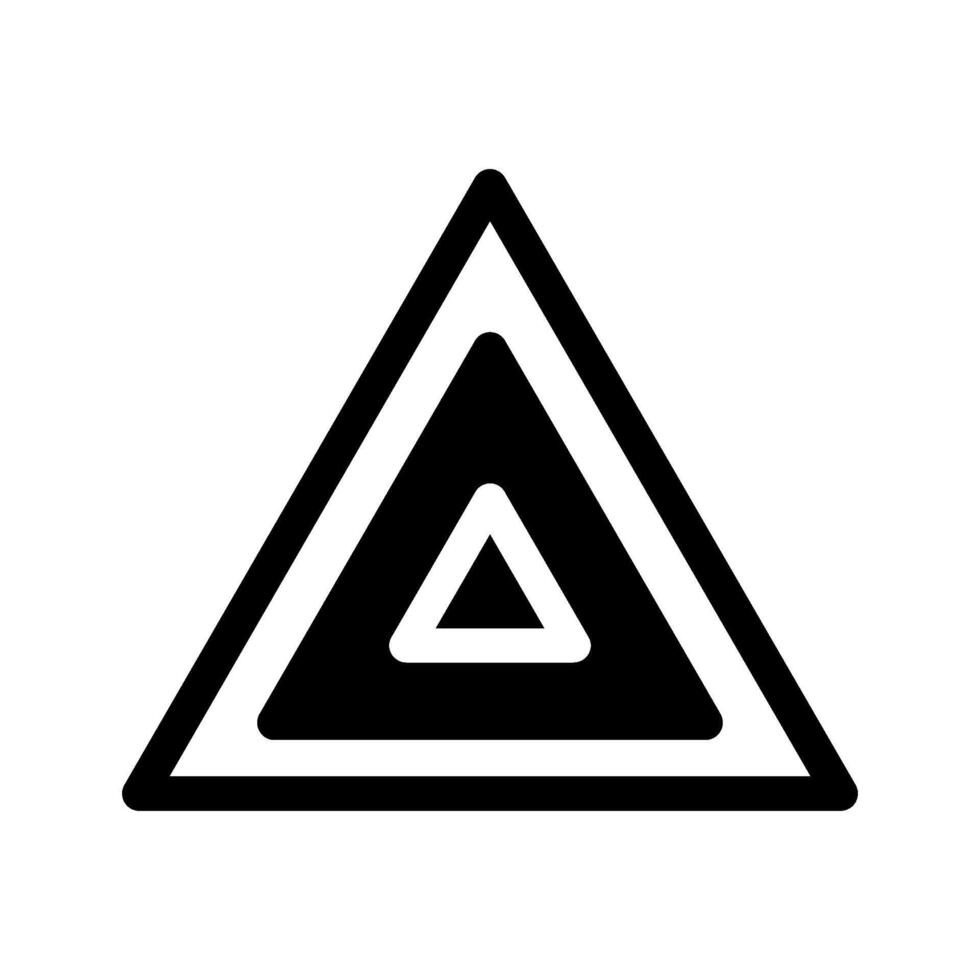 Triangle Icon Symbol Design Illustration vector