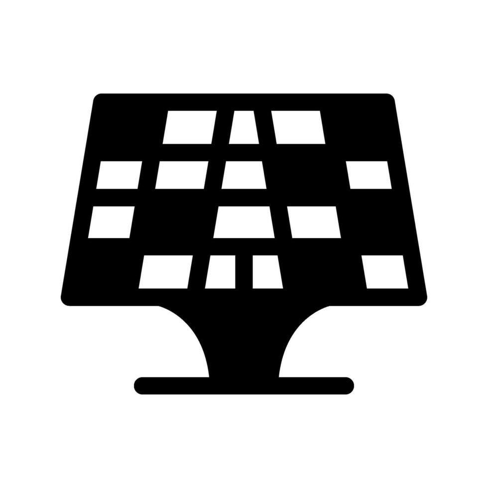 Solar Panel Icon Symbol Design Illustration vector