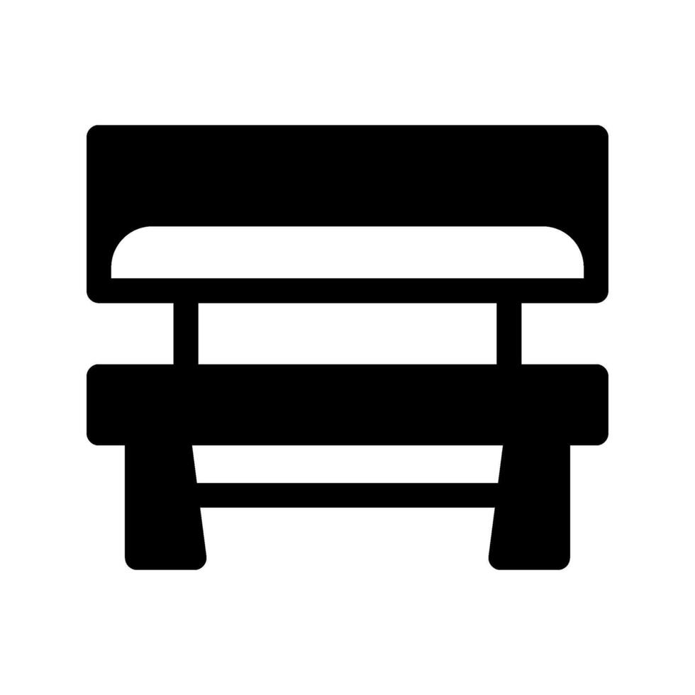 Bench Icon Symbol Design Illustration vector
