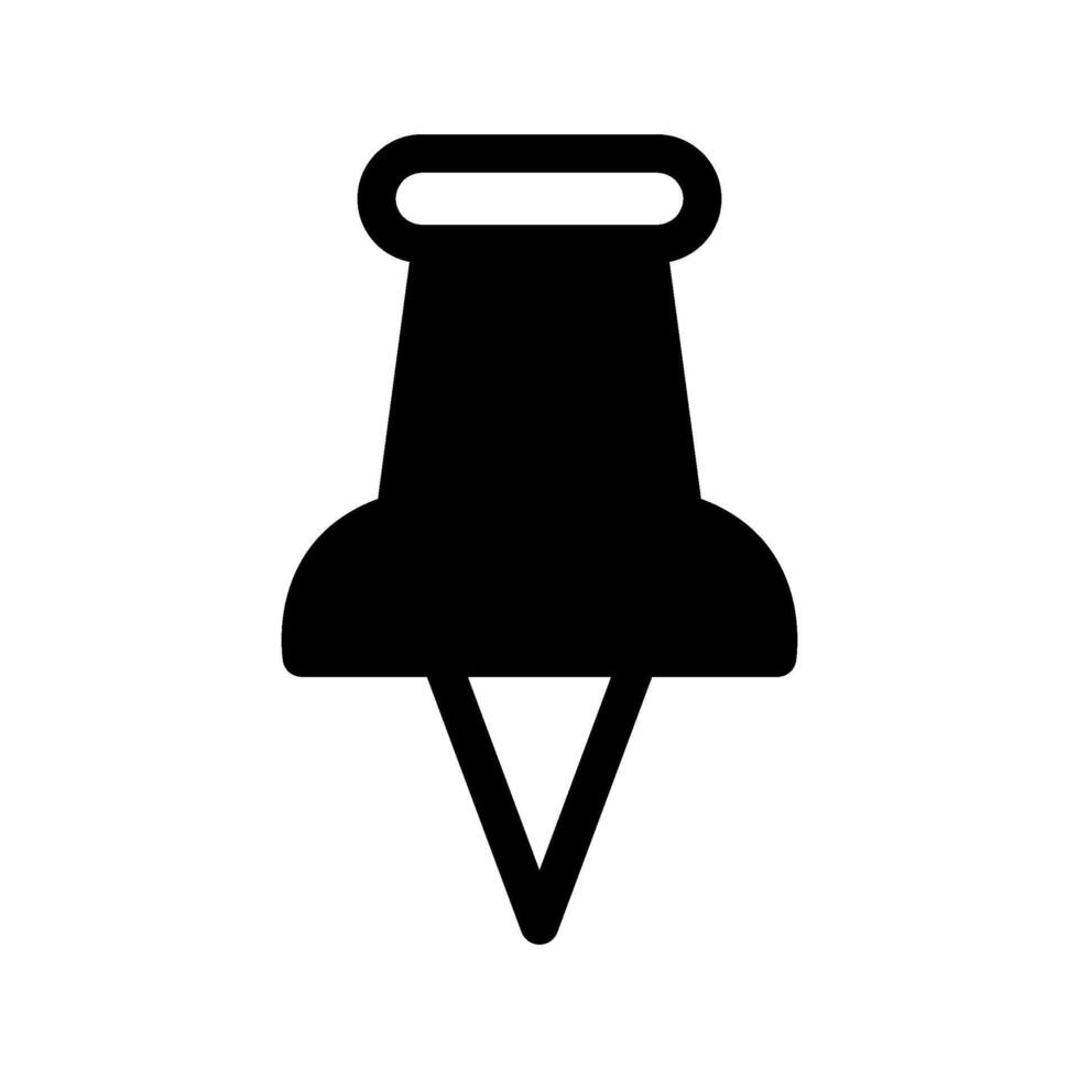 Pin Icon Symbol Design Illustration vector