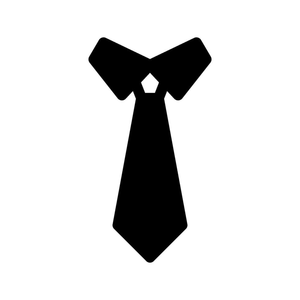 Tie Icon Symbol Design Illustration vector