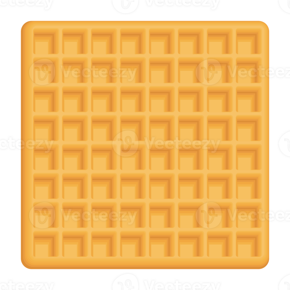 Abstract square waffle pattern isolated graphic illustration. png