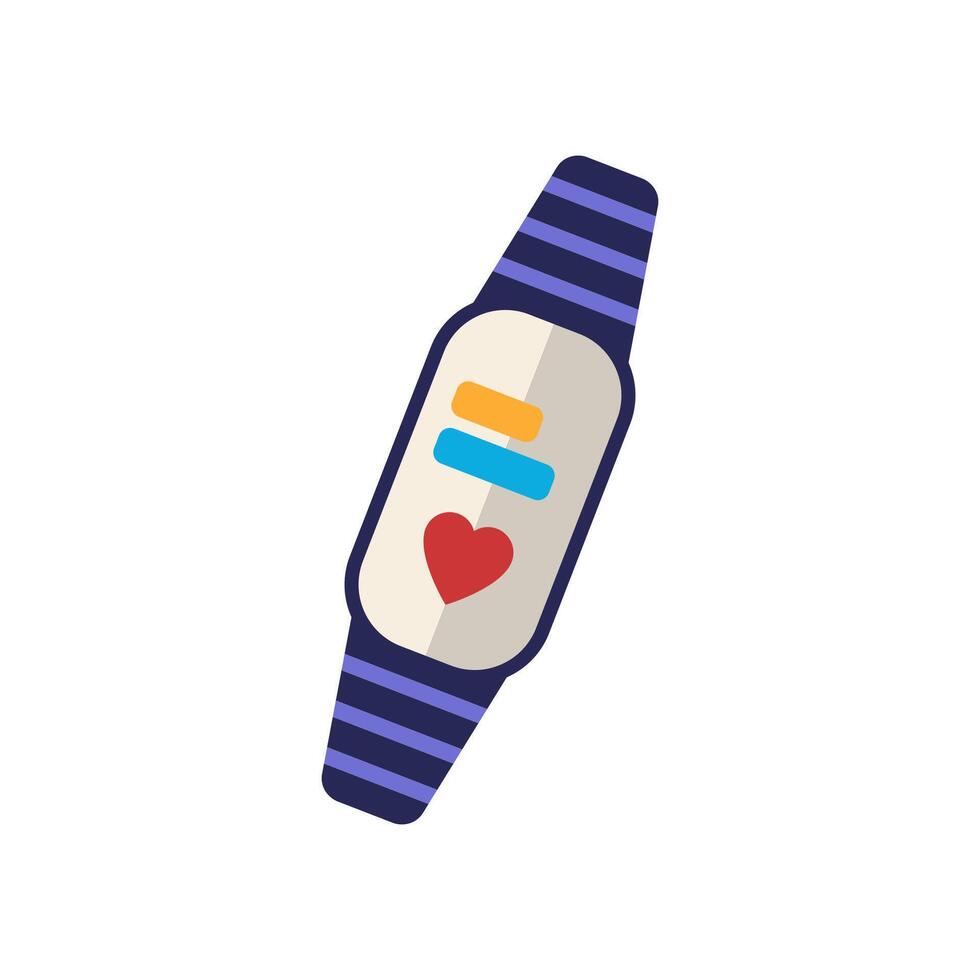 Activity Trackers flat icon. Color simple element from wearable devices collection. Creative Activity Trackers icon for web design, templates, infographics and more vector