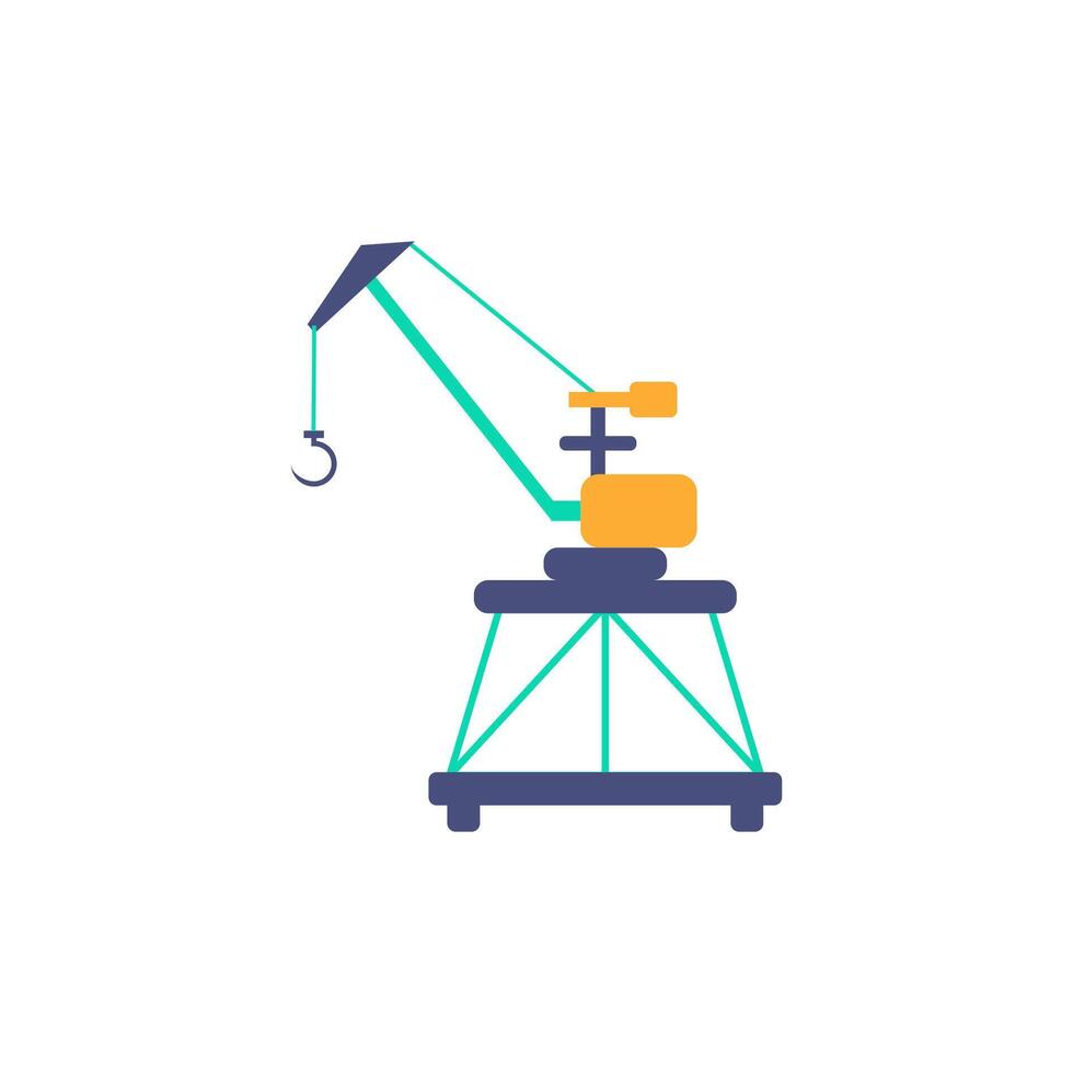 Port Loading Crane icon. Simple element from port collection. Creative Port Loading Crane icon for web design, templates, infographics and more vector