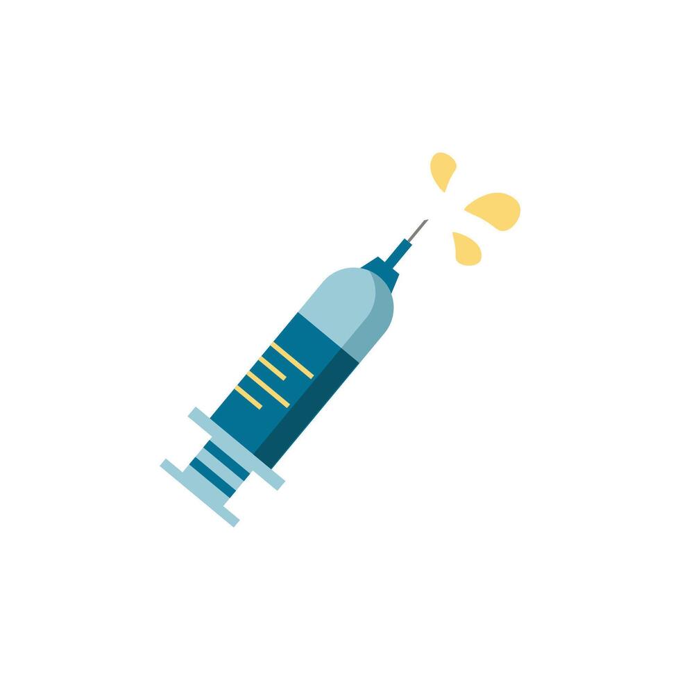 Syringe icon. Simple element from pharmacy collection. Creative Syringe icon for web design, templates, infographics and more vector