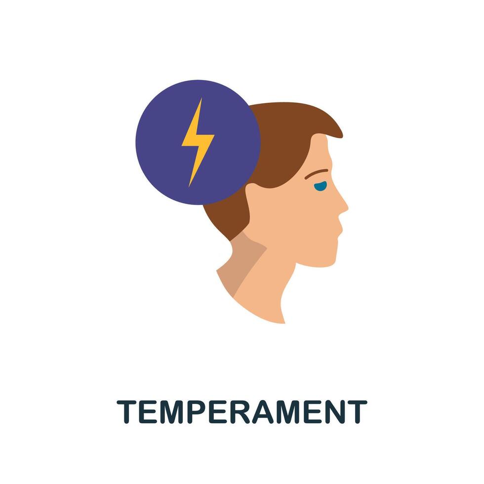 Temperament icon. Simple element from personality collection. Creative Temperament icon for web design, templates, infographics and more vector