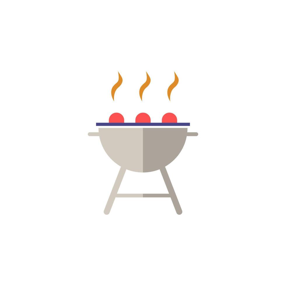 Grill icon. Simple element from grill and barbecue collection. Creative Grill icon for web design, templates, infographics and more vector