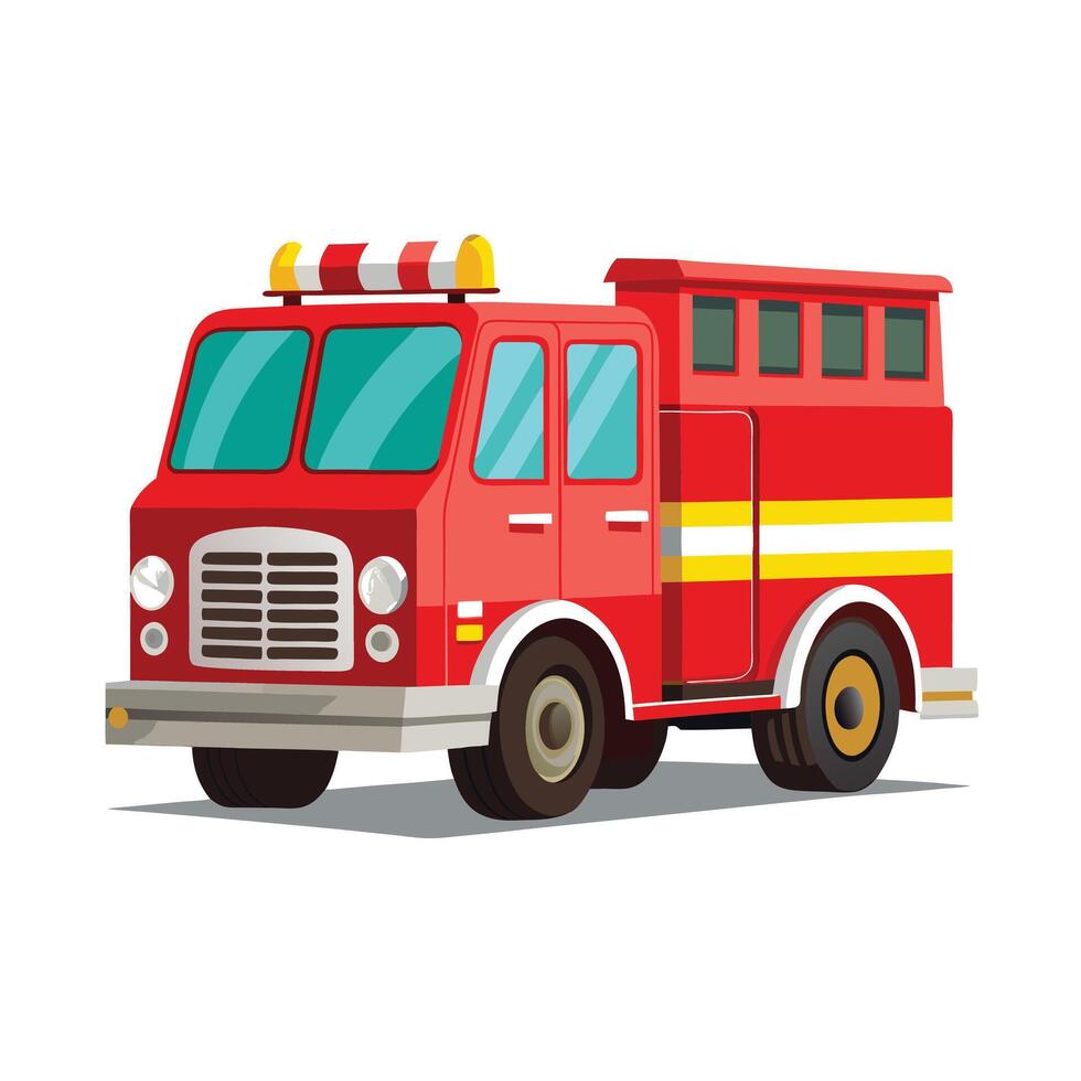 Realistic Truck Illustration vector