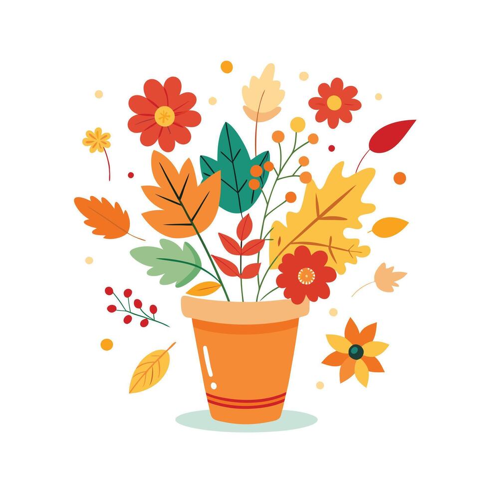 Flowerpot Houseplant Illustration vector
