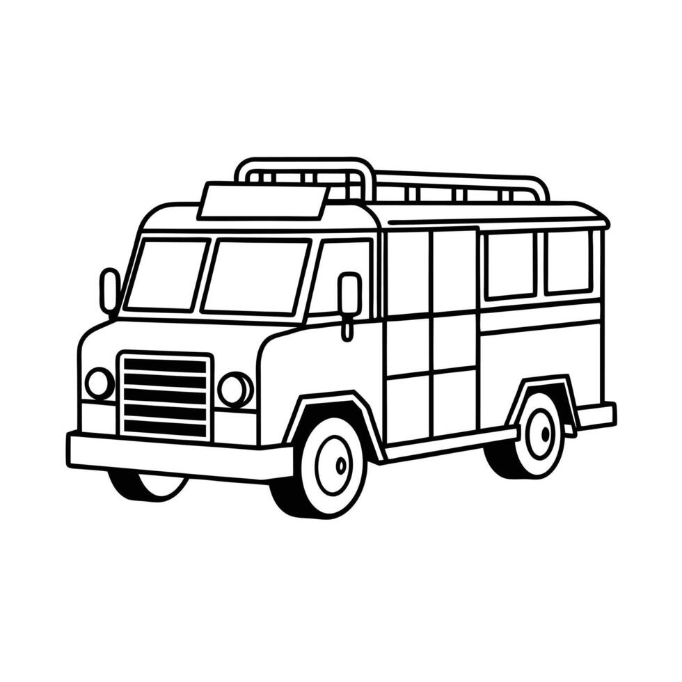Realistic Truck Illustration vector