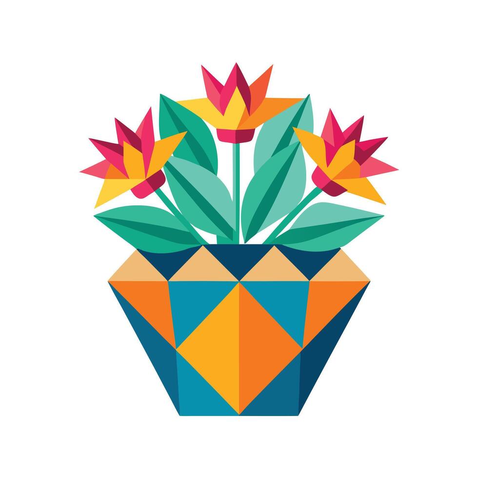Flowerpot Houseplant Illustration vector