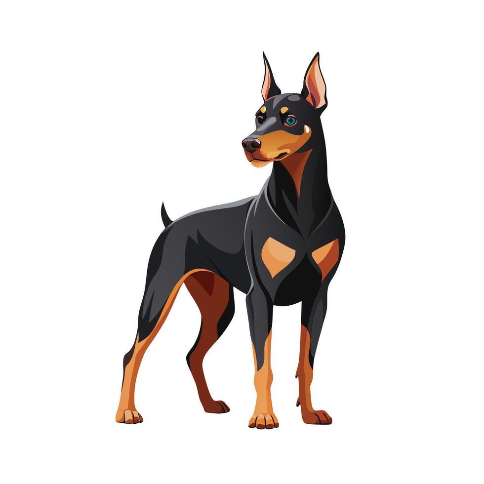 Realistic Illustration of Popular Pet Dogs vector