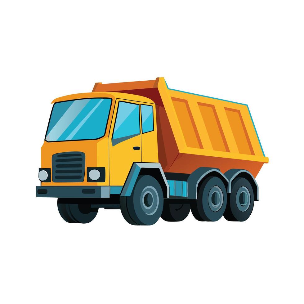 Realistic Truck Illustration vector
