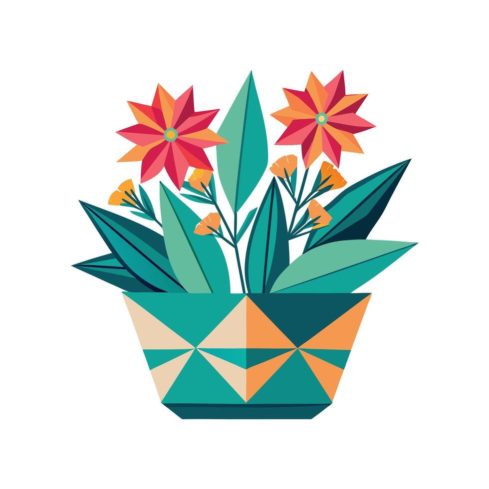 Flowerpot Houseplant Illustration vector
