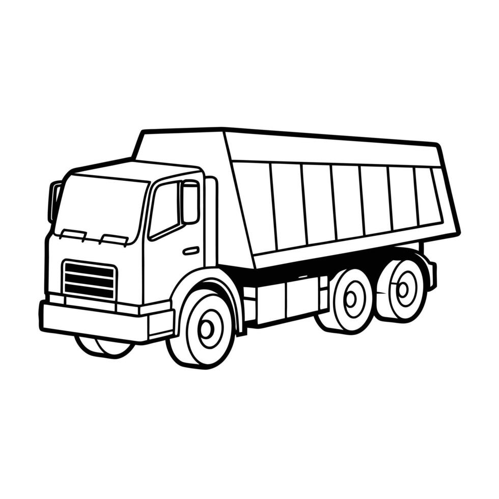 Realistic Truck Illustration vector