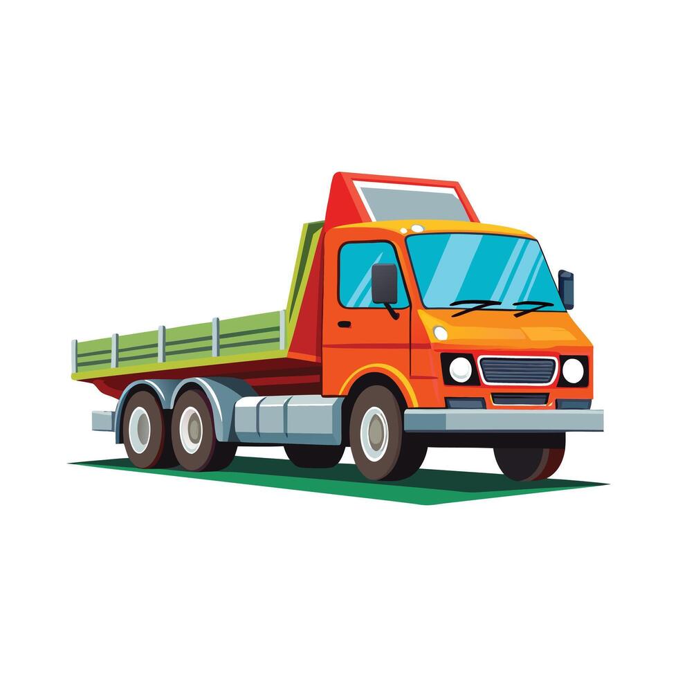 Realistic Truck Illustration vector