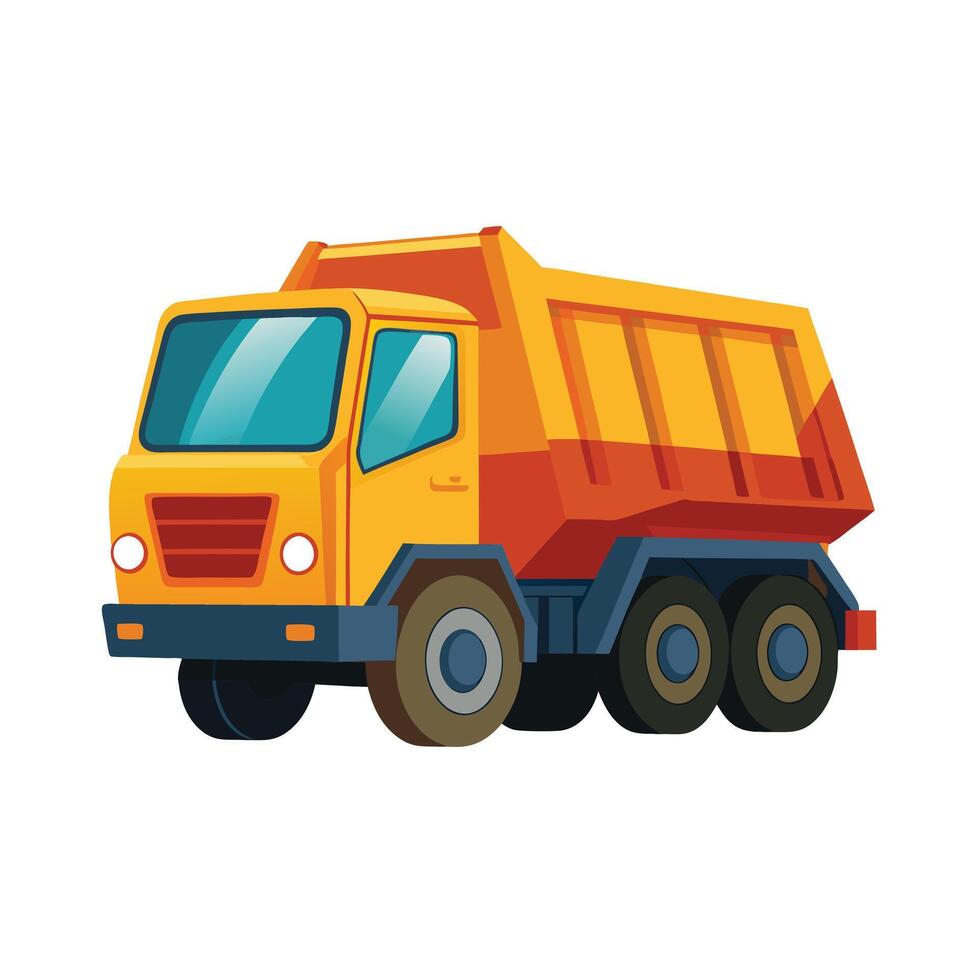 Realistic Truck Illustration vector