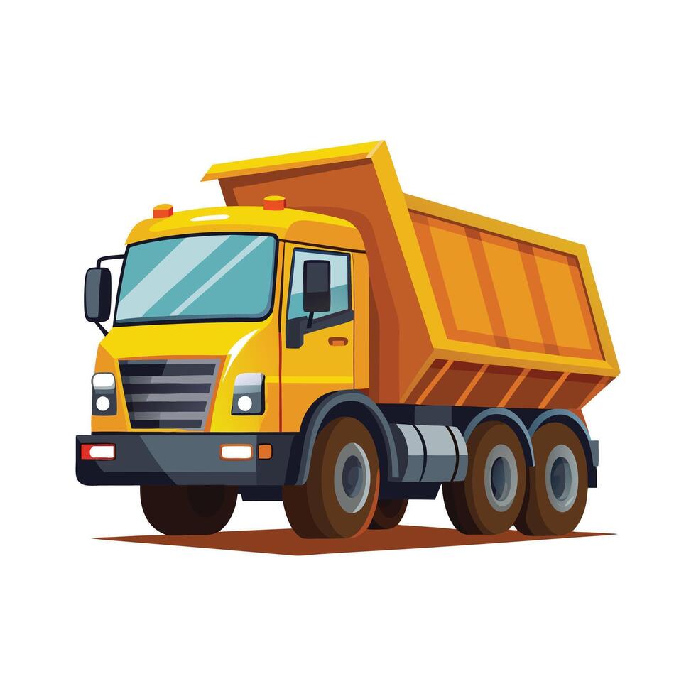 Realistic Truck Illustration vector