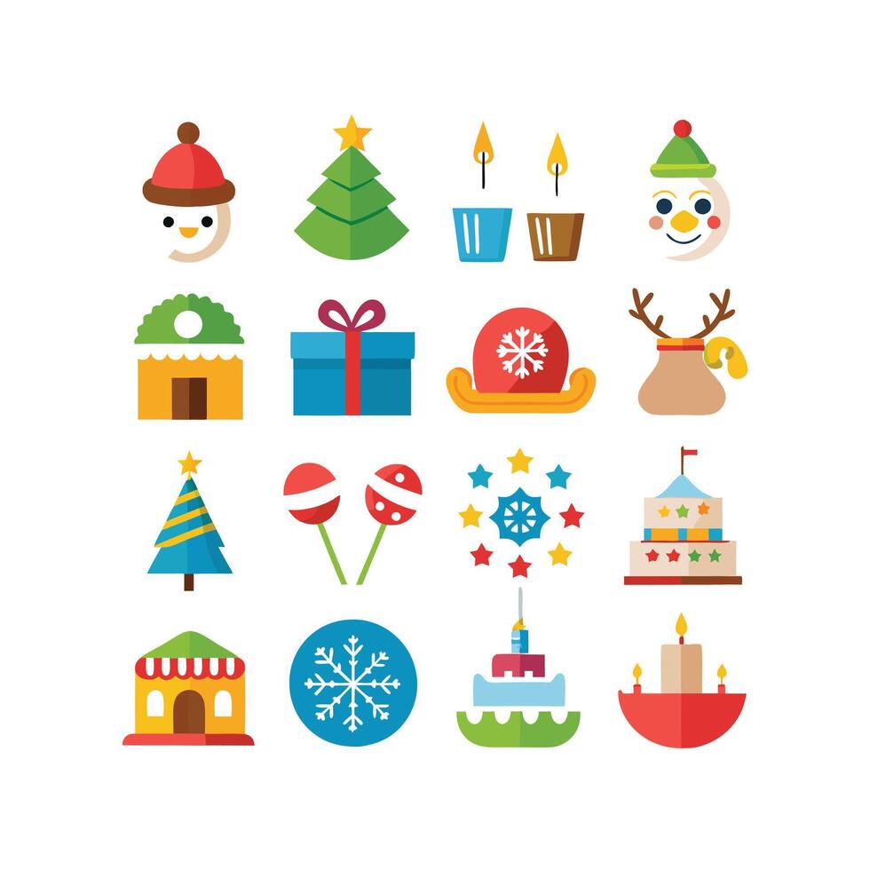 Holiday and Event Icon Set Collection IllustrationHoliday and Event Icon Set Collection Illustration vector