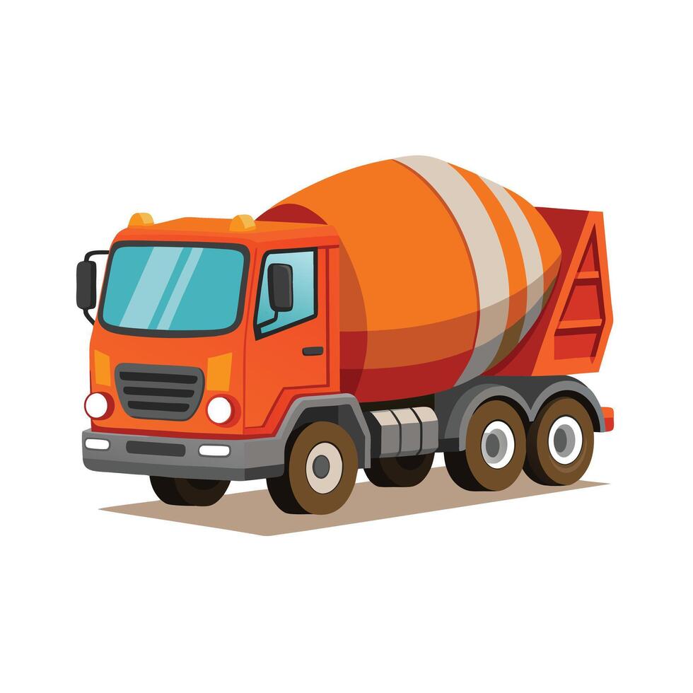 Realistic Truck Illustration vector