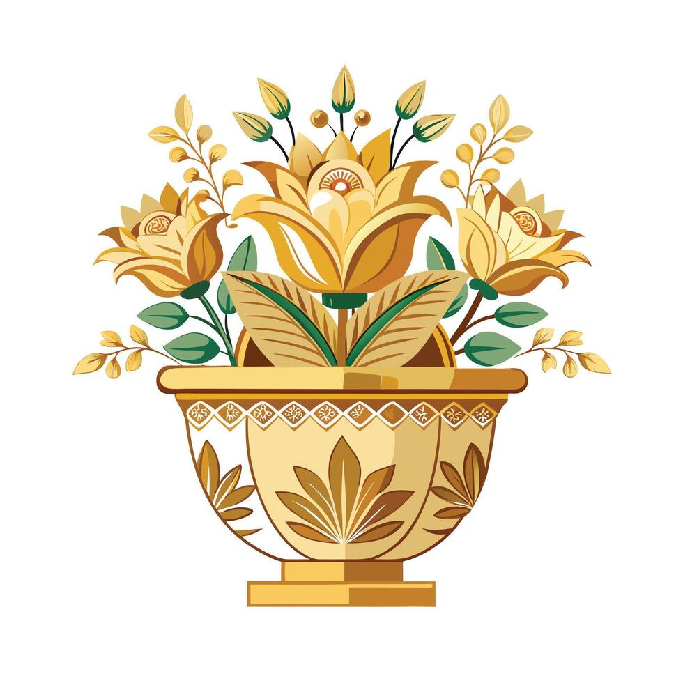Flowerpot Houseplant Illustration vector