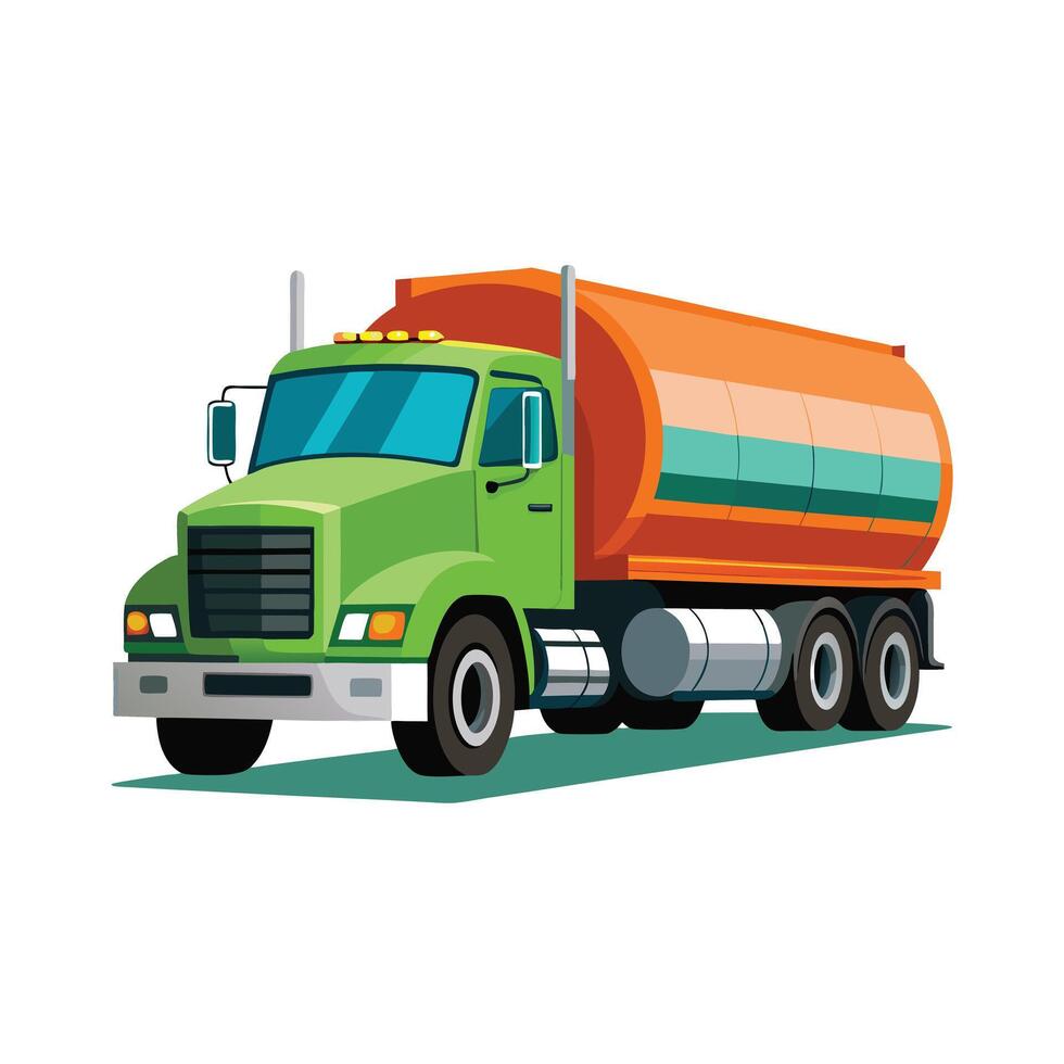 Realistic Truck Illustration vector