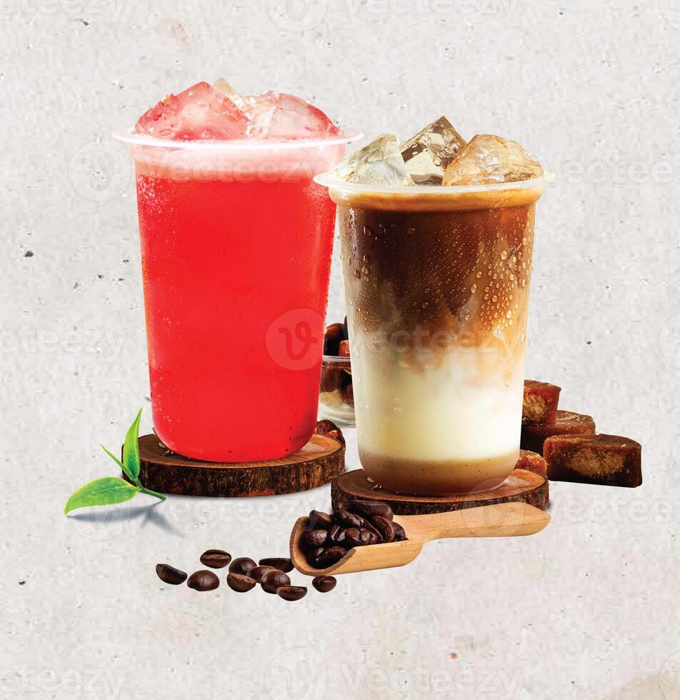 Raspberry and Hazelnut Late photo