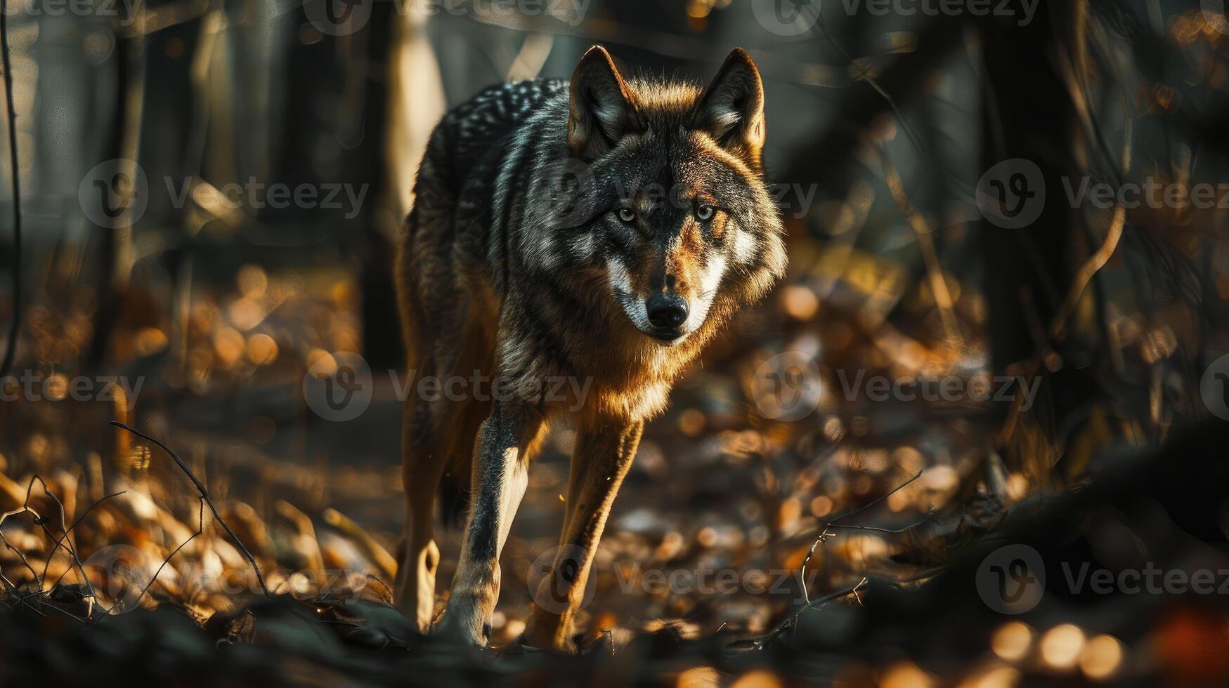 The Silent Journey of the IntenseEyed Lone Wolf photo